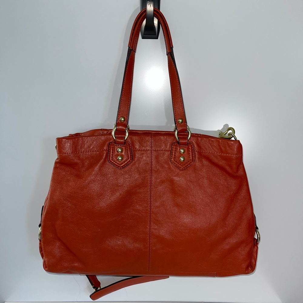 Coach Ashley Convertible Hobo in Burnt Orange‎ - Picture 5 of 11